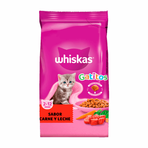 WHISKAS GATITO CARNE Y LECHE