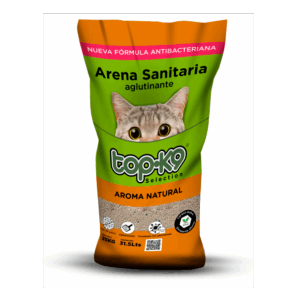 ARENA TOPK9 AGLUT NATURAL 25KG