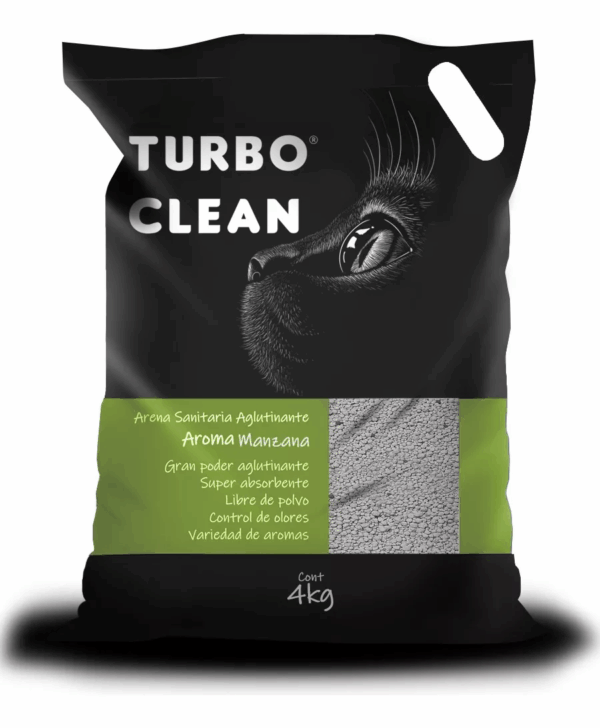 TURBO CLEAN AGLUTINANTE MANZANA 4KG